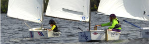 Kinder-Training im Opti für den Jüngstensegelschein