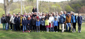 Gruppenfoto beim Absegeln