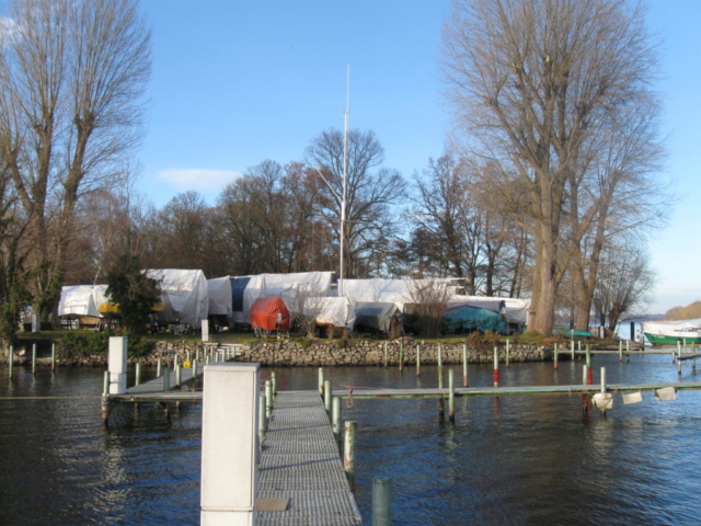 Winter im Yachtclub Müggelsee