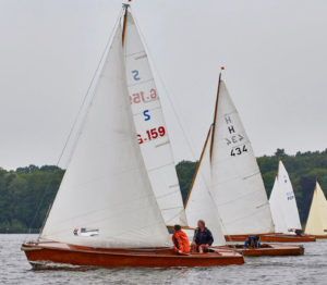 der Jollenkreuzer Libelle vom Yacht-Club Müggelsee
