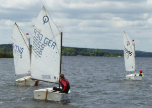 Jugend-Boote des YCM beim Training